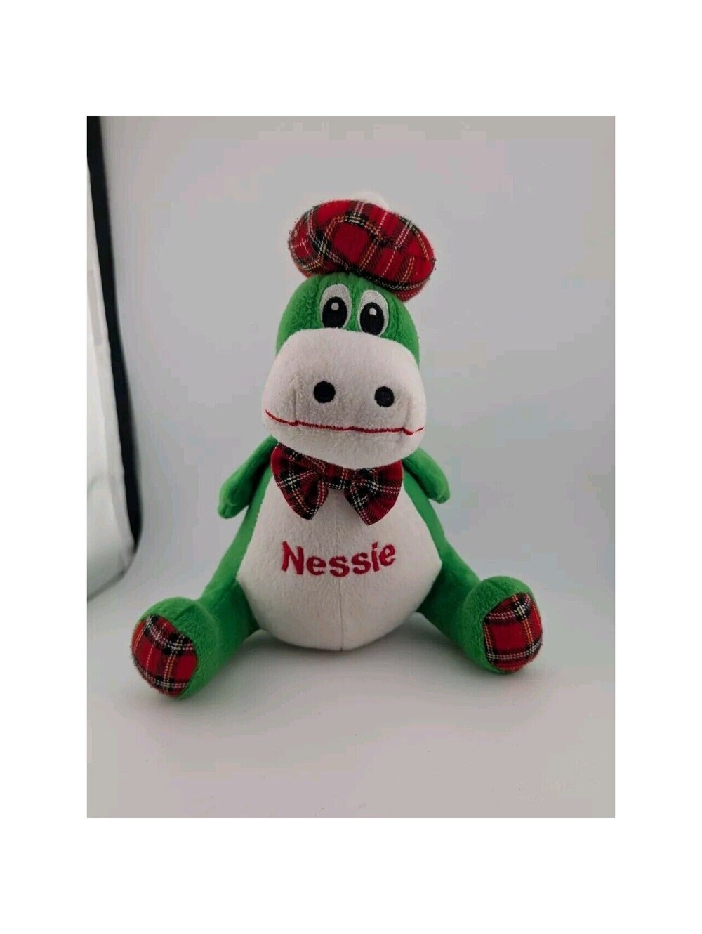 Nessie Loch Ness Monster Plush Stuffed Animal Toy Souvenir Plaid Scotland